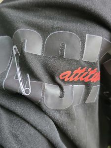 FREE UNION "POSITIVE ATTITUDE" Black T-Shirt