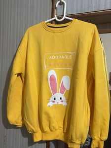 yellow cute women sweatshirt