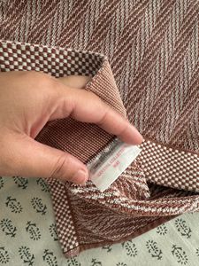 Cozy Herringbone Pattern towel