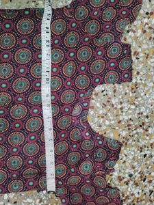 Elegant Maroon Printed Kurta