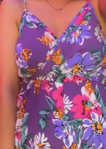 Floral Print Play Suit - Cute &amp; Comfy