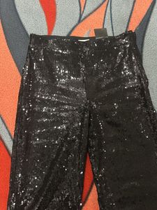 H&amp;M Sequin Flared Pants