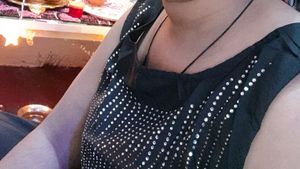 Black Embellished Sleeveless Top