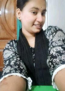 Black &amp; White Folk Print Kurta