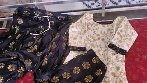 Elegant Kurta Set with semi pAtiyala salwar