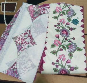 Beautiful Floral Kurta Set Material(set of 1)