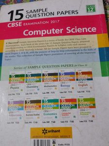 Arihant CBSE Class 12 Computer Science