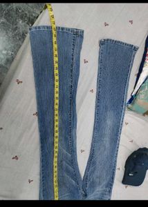 Women's Blue Flare Jeans
