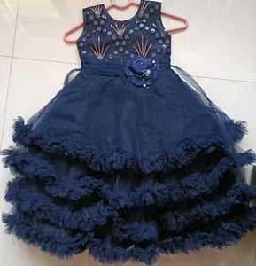 Beautiful Navy Blue Gown