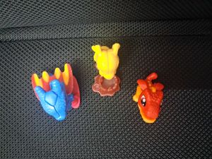 Kinderjoy 3 Cute Dragon Figurines