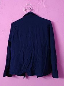 Stylish Blue Button-Up Shirt