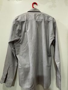 Classic Grey Long-Sleeve Shirt