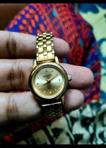 Sonata Gold Watch