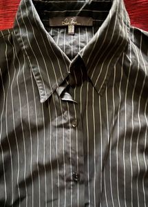 Classic Pinstripe Button-Down Shirt