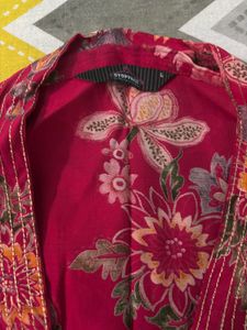Vibrant Floral Print Kurta