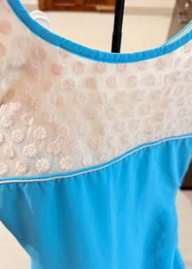 Cute Blue Party Dress