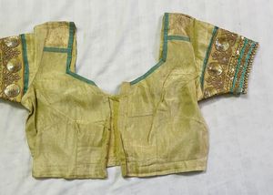 Zari Brocade Tissue Saree