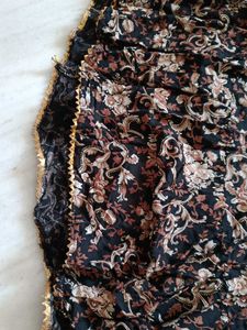 Bohemian Floral Print Maxi Skirt