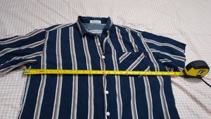 W&amp;P HOUSE Casual Vertical Striped Shirt