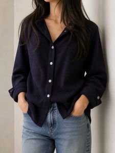 Dark Purple Collared Button-Up Shirt