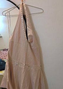 Bershka Halter Neck Mini Dress