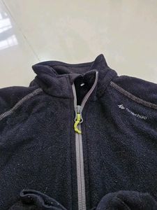 Men's Black Fleece Jacket