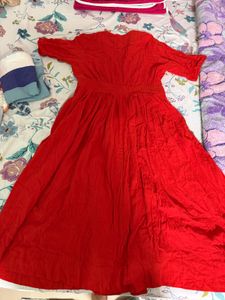 Grace Dress - Vibrant Red