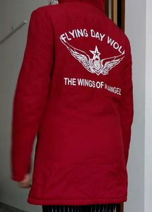 Stylish Red Hooded Jacket
