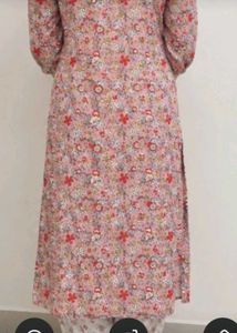 Floral Print Kurta with Pants