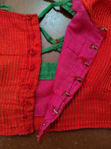 Red Ethnic Blouse