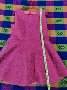 Sparkly Pink A-Line Party Dress