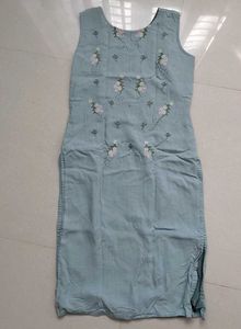 Embroidered long kurta