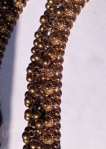 Golden Beaded Anklets