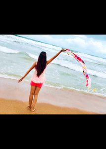 Neon Pink Denim Shorts
