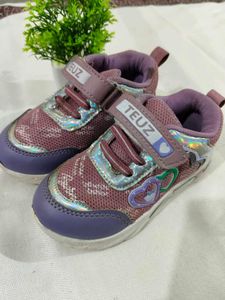 Cute Girls Pink &amp; Purple Sneakers