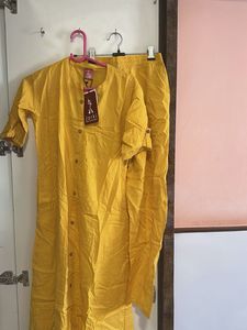 Yellow Kurta Set