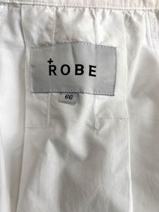Cotton White Shirt Dress with Lace Details