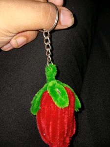 Cute Strawberry Keychain