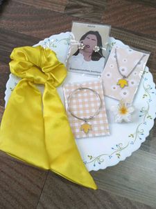 new yellow hair accessories combo