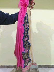 Saree With Beautiful Colours 💗