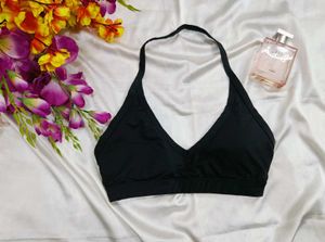 🇳🇿💫🎀Black Halter Neck Bralette