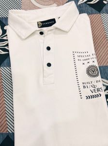 Sale on🎉Versace White Polo T-Shirt
