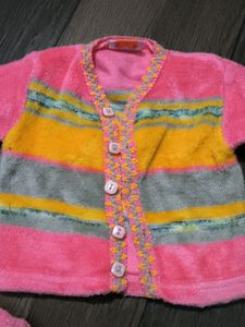 Baby Winter Dress And Cap
