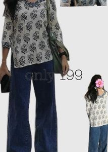 Boho Paisley Print Tunic Top