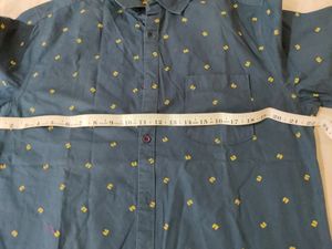 Shirt Blue Half Sleeves