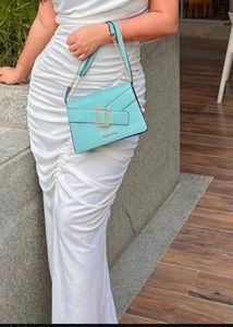 Stylish Mint Green Crossbody Bag