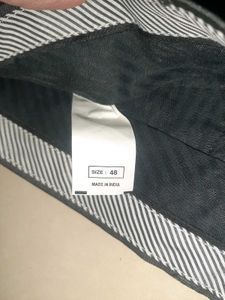 BENETTON Men’s Charcoal Grey Formal Trousers