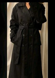 Classic Black Trench Coat