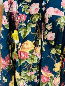 Floral Cotton Gown new