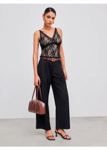 Black Lace Cami Top